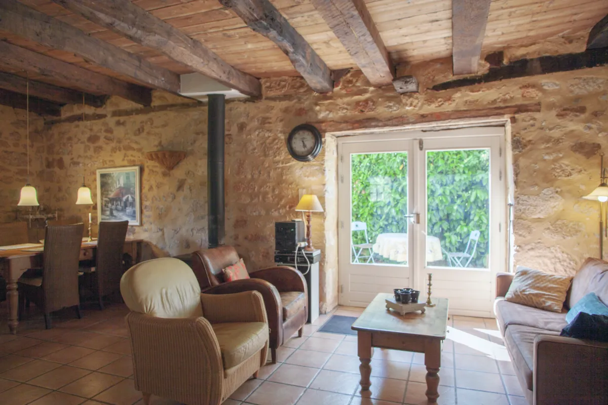 Domaine de Loupiac - Gîte La Grange à Tabac - Salon Domaine de Loupiac - Gîte La Grange à Tabac - Salon